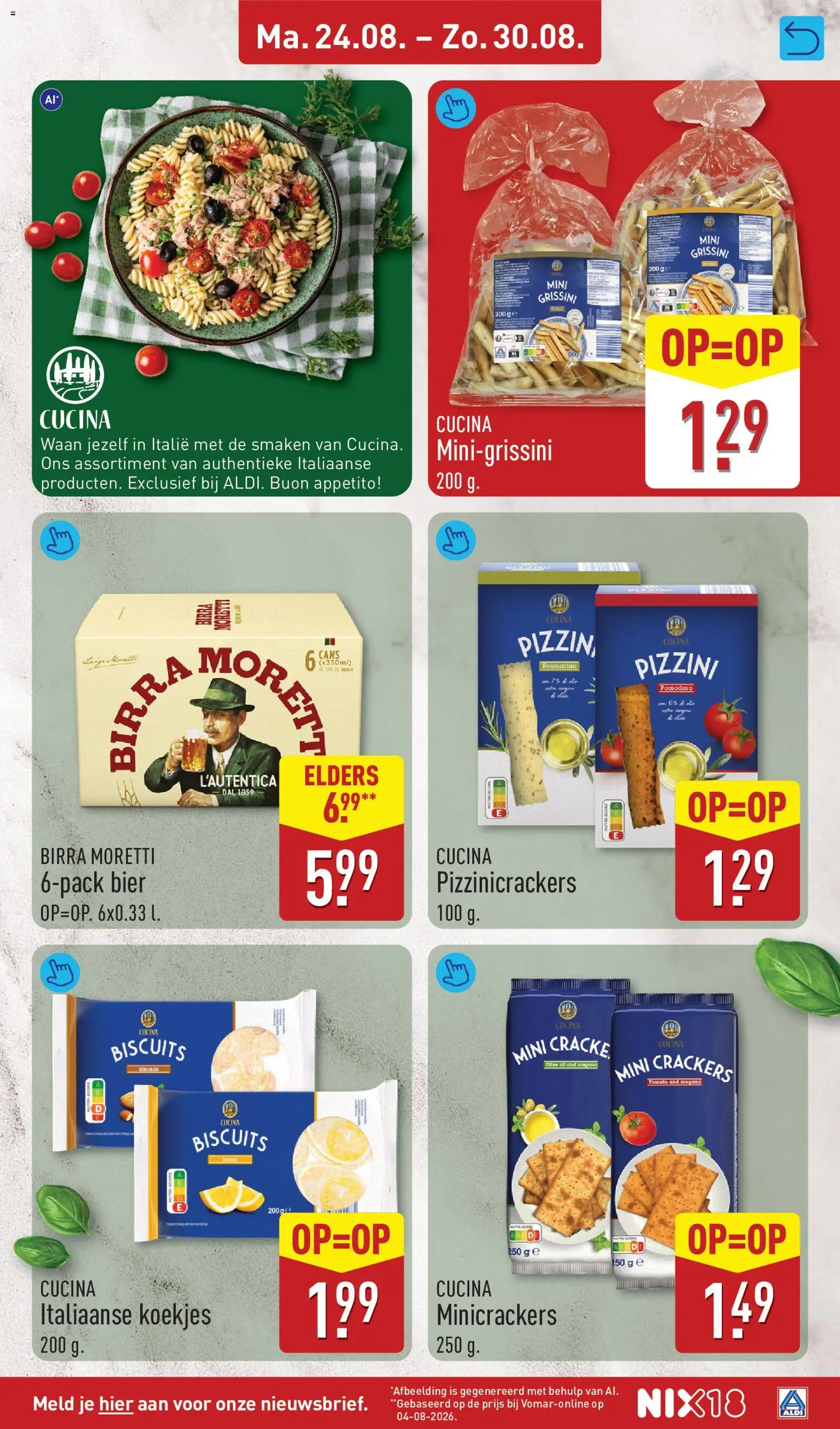 {H1} | Pagina: 29 | Producten: Bier, Crackers, Koekjes
