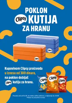 Univerexport katalog Clipsy kutija za hranu - pregled Univerexport kataloga - važi od 01.09.2026