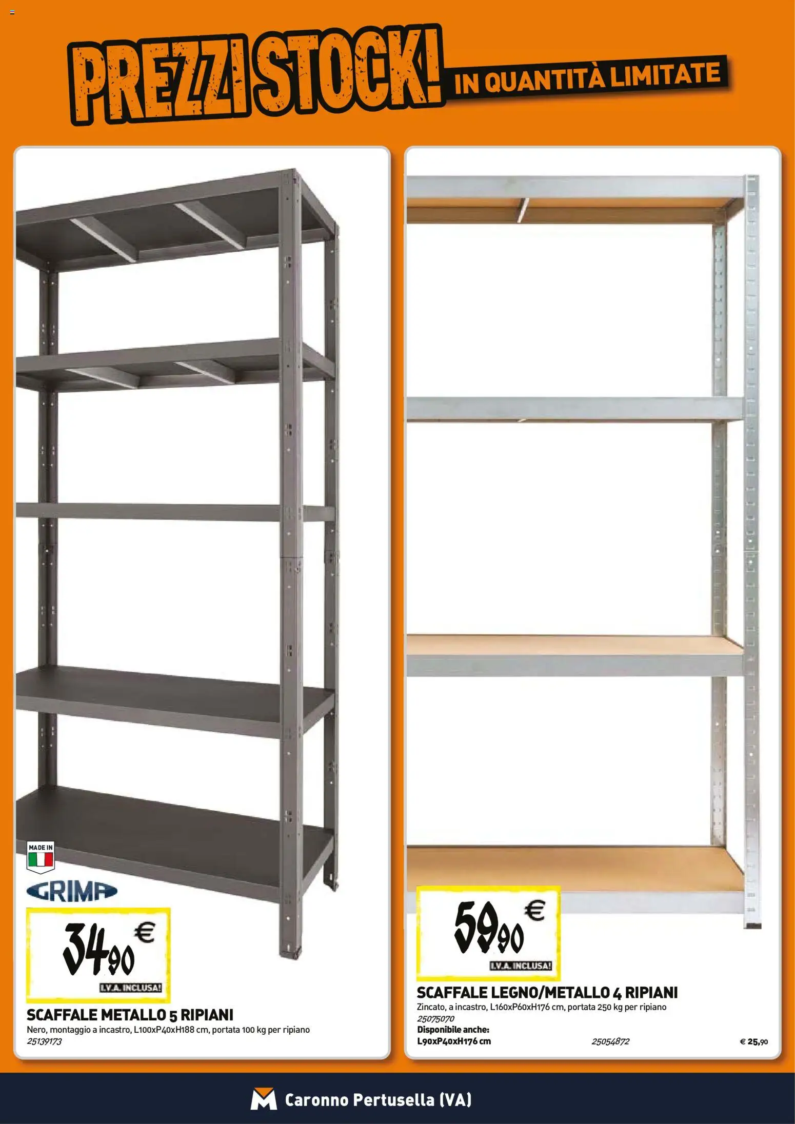 Volantino TECNOMAT del 29/10/2026 | Pagina: 17 | Prodotti: Ripiano, Scaffale