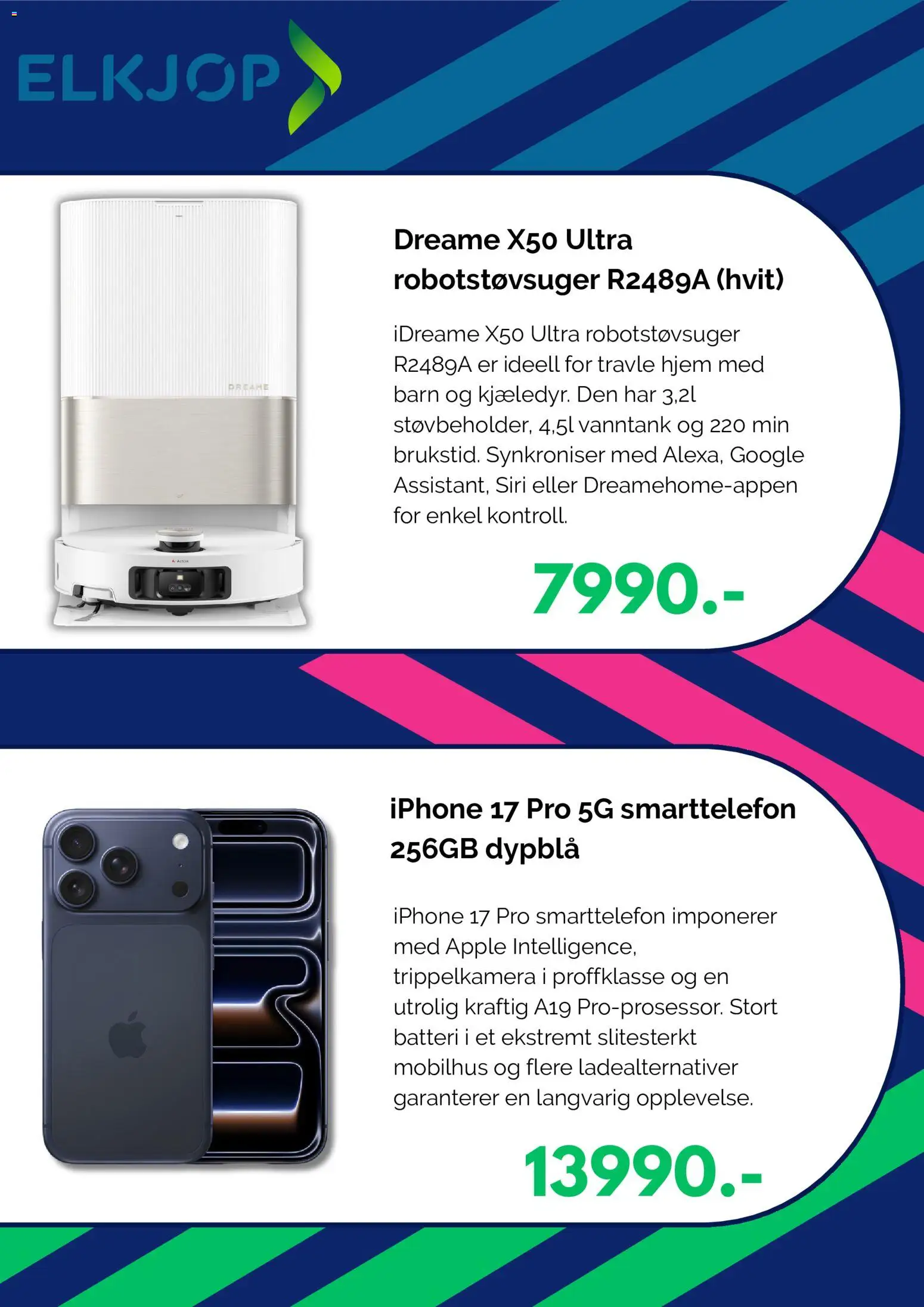 {H1} | Side: 2 | Produkter: Robotstøvsuger, Smarttelefon, Batteri