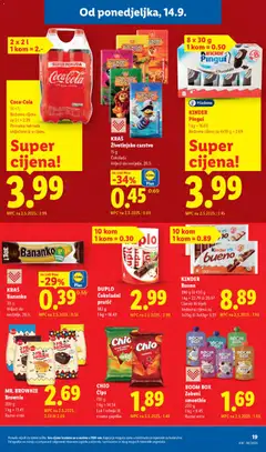Lidl Katalog - Pregled kataloga iz trgovine Lidl, vrijedi od 14.09.2026 | Stranica: 19 | Proizvodi: Crvena paprika, Chips, Luk, Smoothie