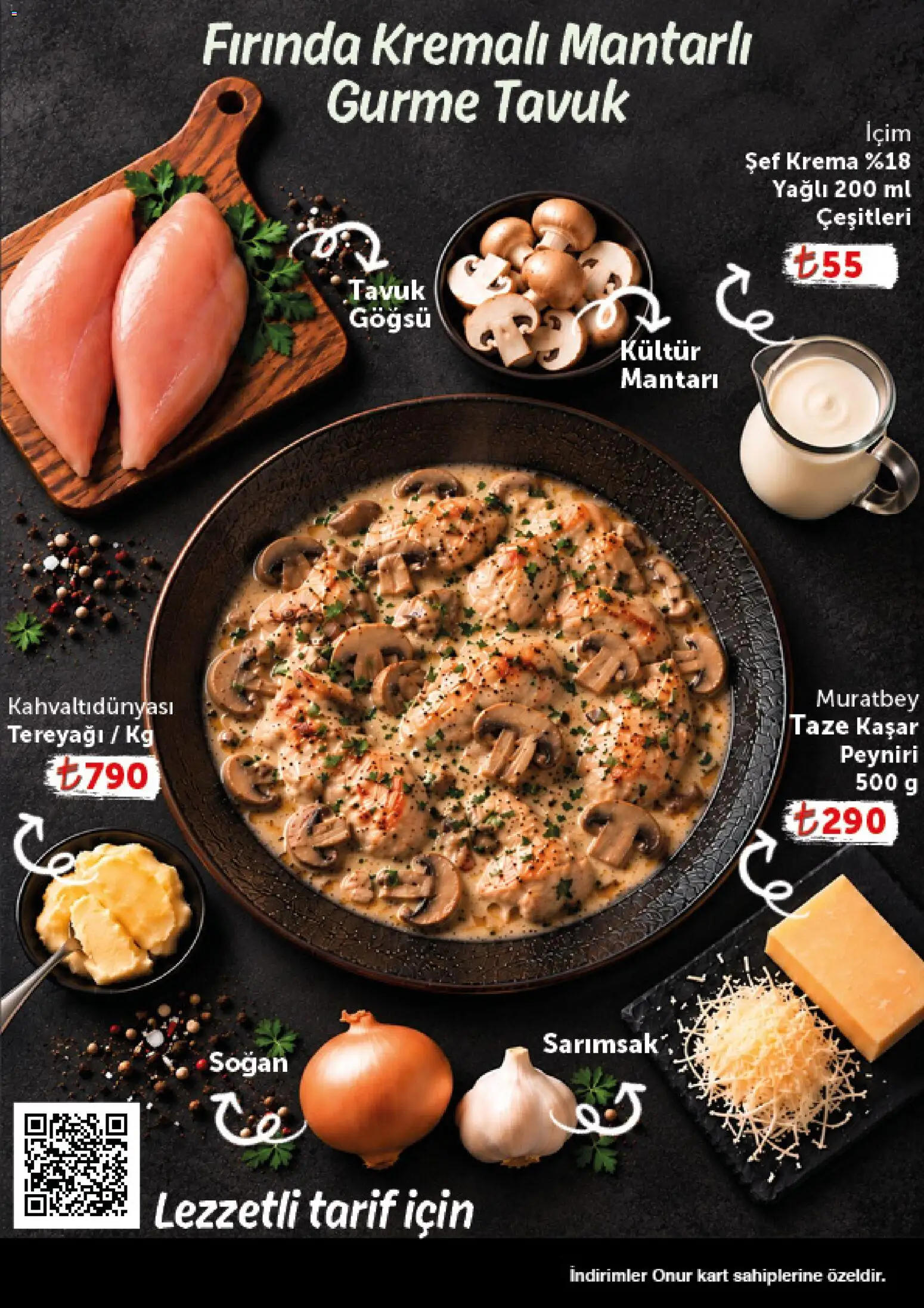 Onur Market - Katalog Gurme - 27 Ekim 2026 tarihinden itibaren geçerlidir | Sayfa: 5 | Ürünler: Tereyağı, Soğan, Kültür mantarı