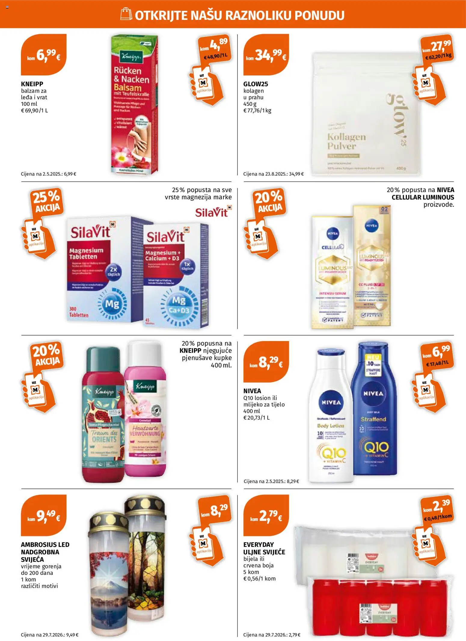 Müller katalog | vrijedi od 19.10.2026 | Stranica: 8 | Proizvodi: Vrat, Mlijeko za tijelo, Led, Nivea