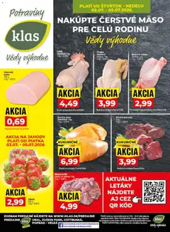 Klas leták platný od 29.06.2026 | Strana: 29 | Produkty: Kuracie rezne, Jahody