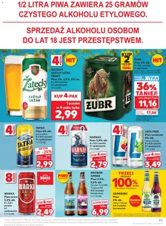 Pogląd oferty "Lech Free, Piwo smakowe 0% alk. różne rodzaje 4 x 0,5 l puszkę" - ważna od 09.07.2026 | Strona: 65
