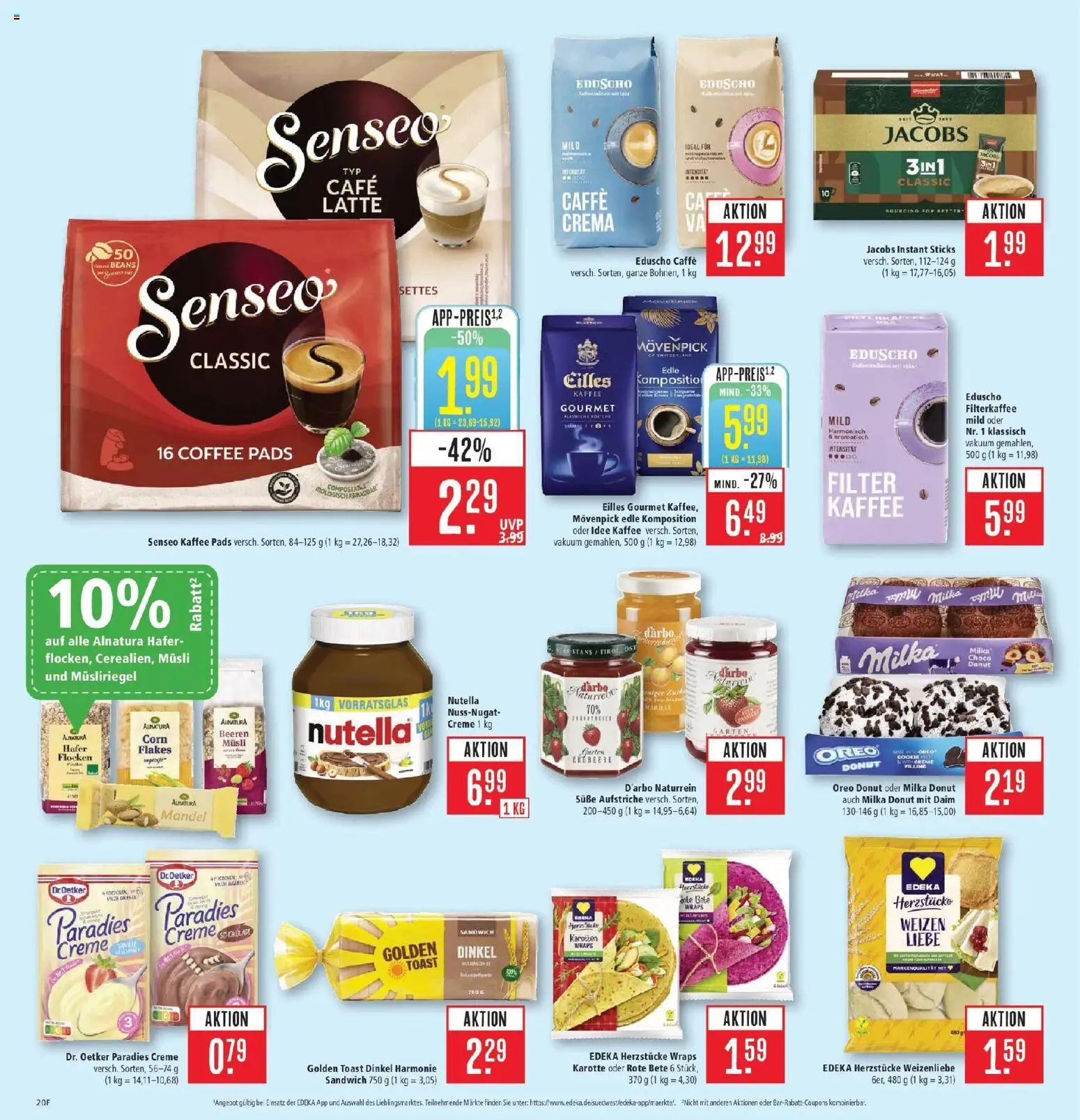 Marktkauf Prospekt Heidenheim (ab 19.10.2026) » Angebote online | Seite: 28 | Produkte: Musli, Apple, Nutella, Flocken