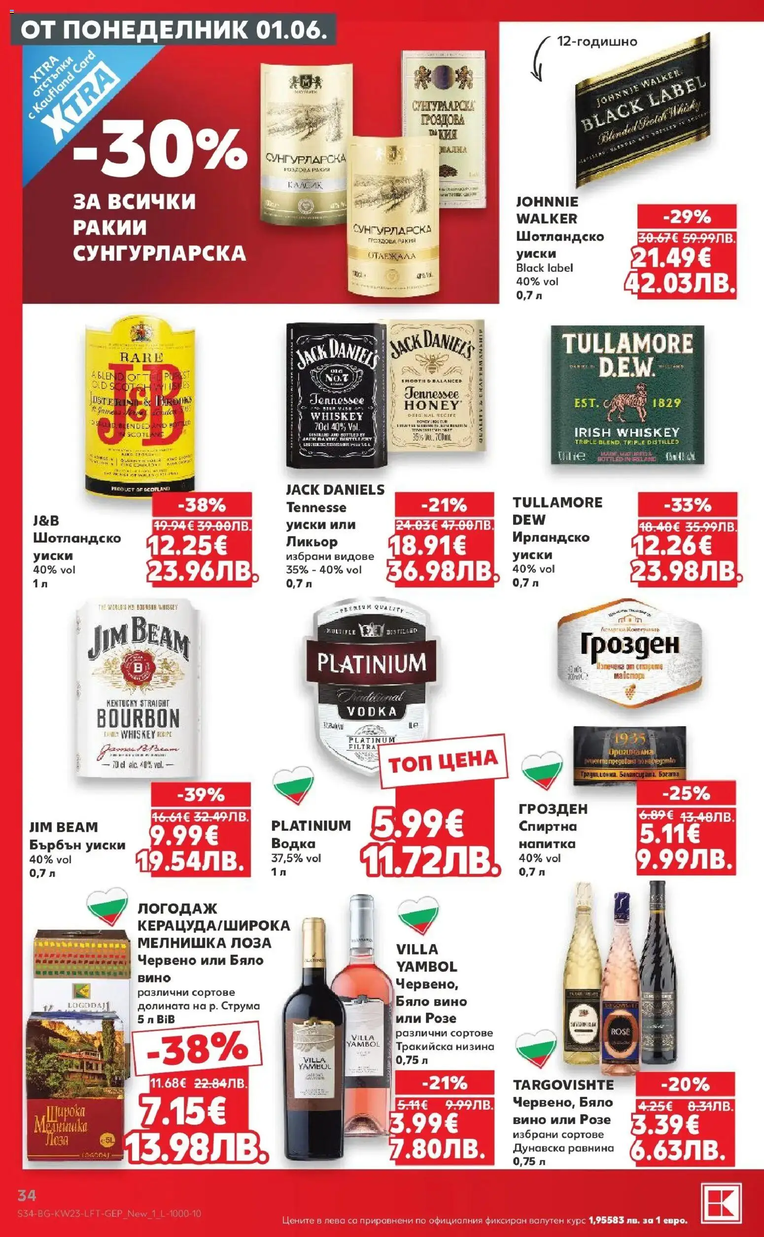 {H1} | Страница: 34 | Продукти: Бърбън, Вино, Бърбън уиски, Бяло вино