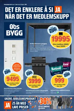 Forhåndsvisning av Obs Bygg kundeavis gyldig fra 07.06.2026