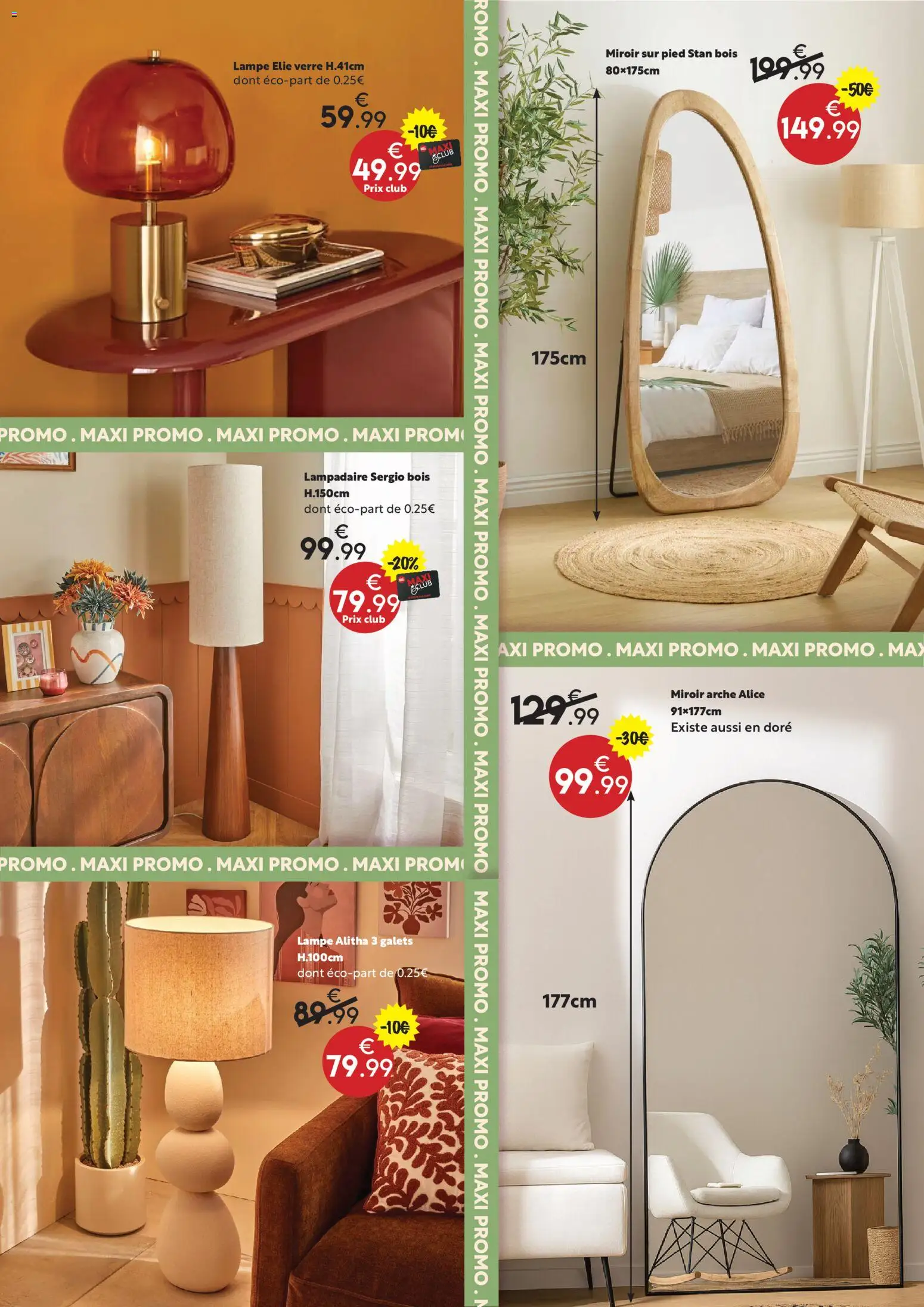 {H1} | Page: 10 | Produits: Lampadaire, Miroir, Lampe, Miroir sur pied