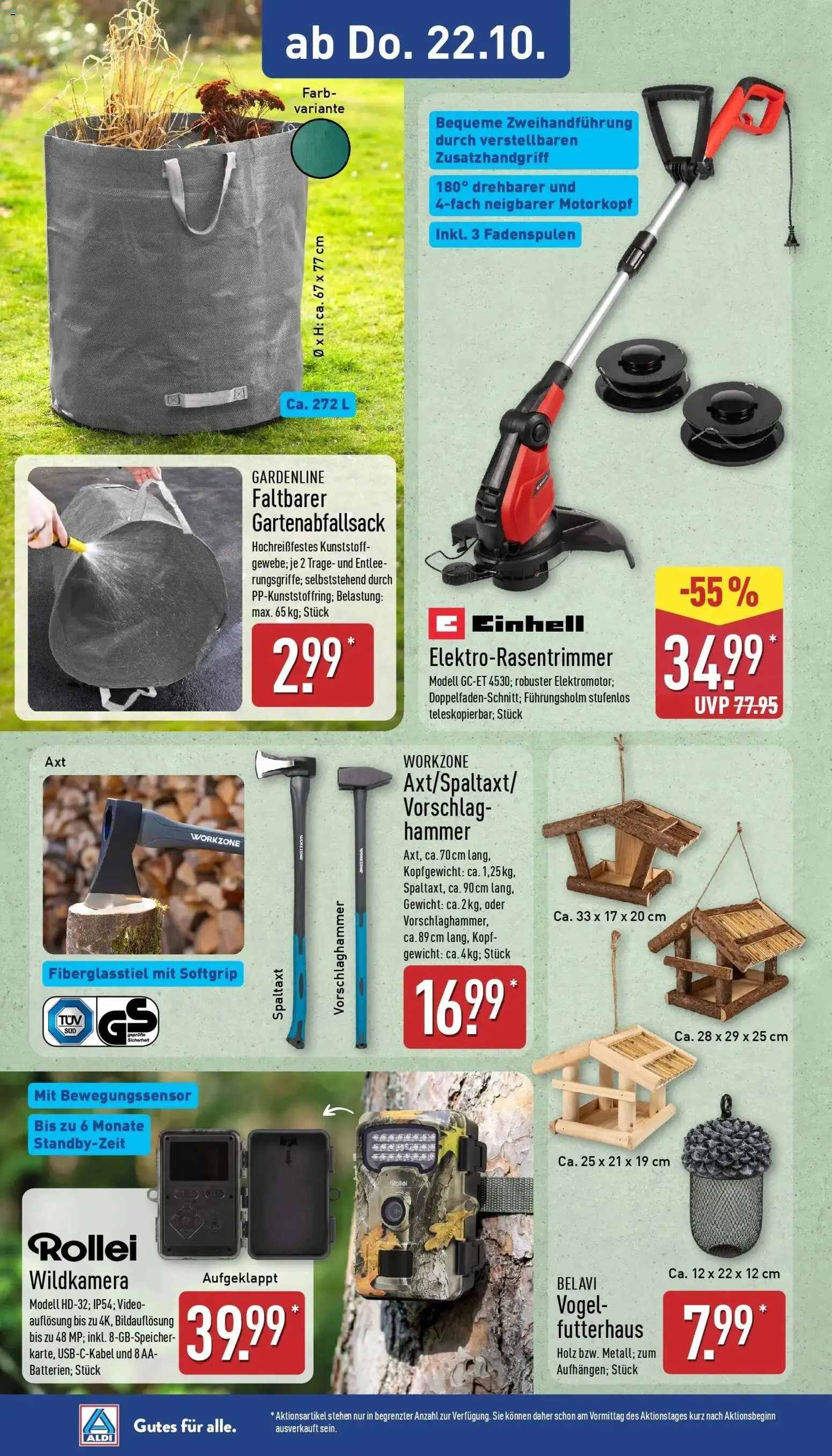 Aldi Aktueller Prospekt (ab 19.10.2026) » Angebote Online | Seite: 20 | Produkte: Gewicht, Belavi, Video