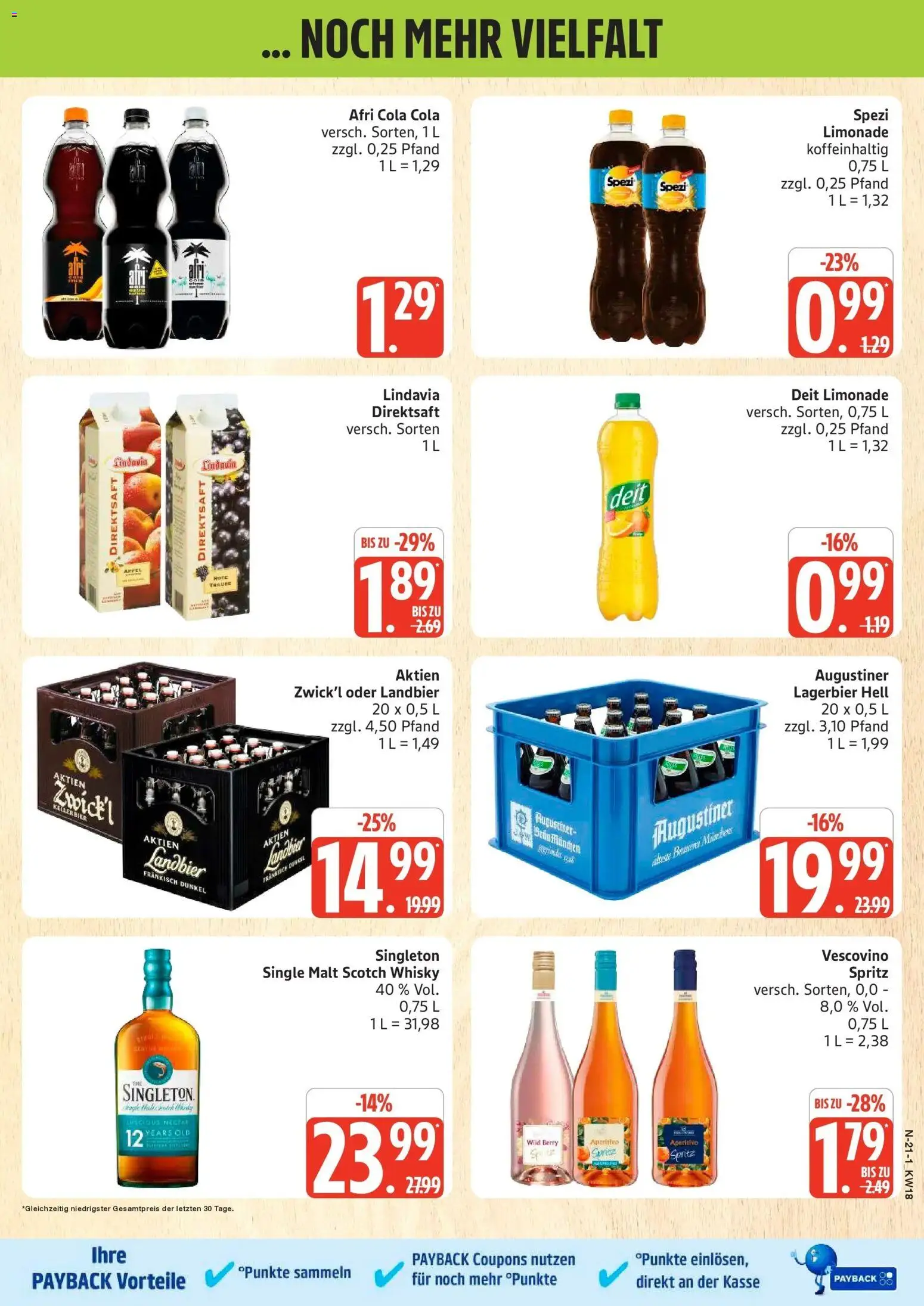 Marktkauf Prospekt Neuenkirchen	 – gültig ab 27.04.2026 | Seite: 21 | Produkte: Whisky, Cola, Limonade