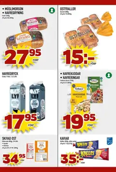 Din Mat erbjudanden - Förhandsvisning av reklamblad från butik Din Mat aktuell från 07/09/2026 | Sida: 4 | Produkter: Musli, Havredryck, Ost, Skivad ost