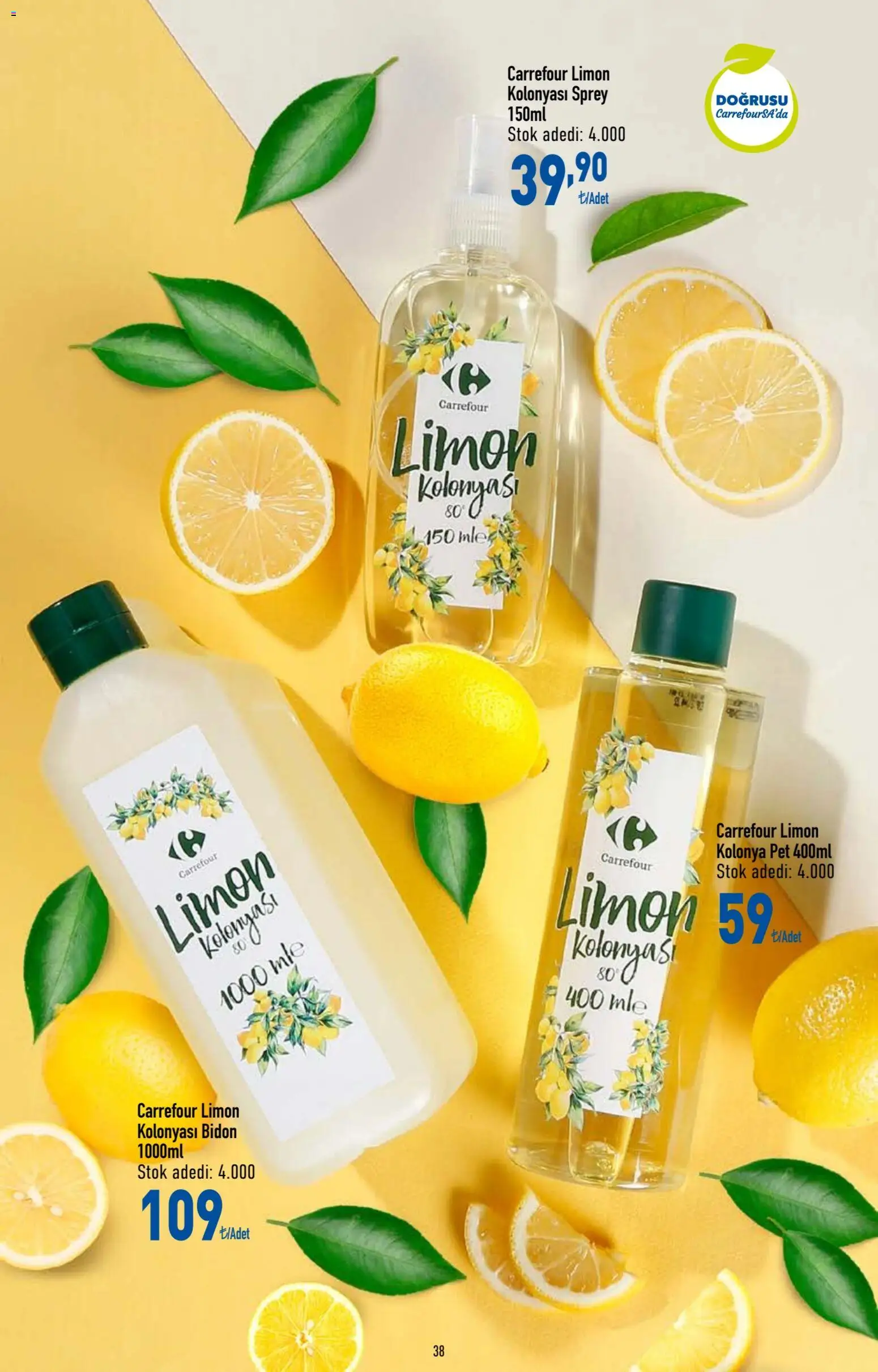 CarrefourSA Katalog - 18.05.2026 tarihinden itibaren geçerlidir | Sayfa: 38 | Ürünler: Limon