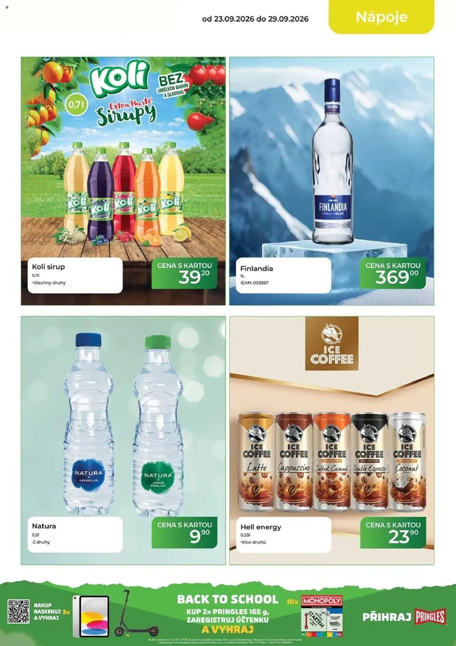 Tamda Foods leták od 23.09.2026 | Strana: 13 | Produkty: Pringles, Nápoje, Sirup, Cappuccino