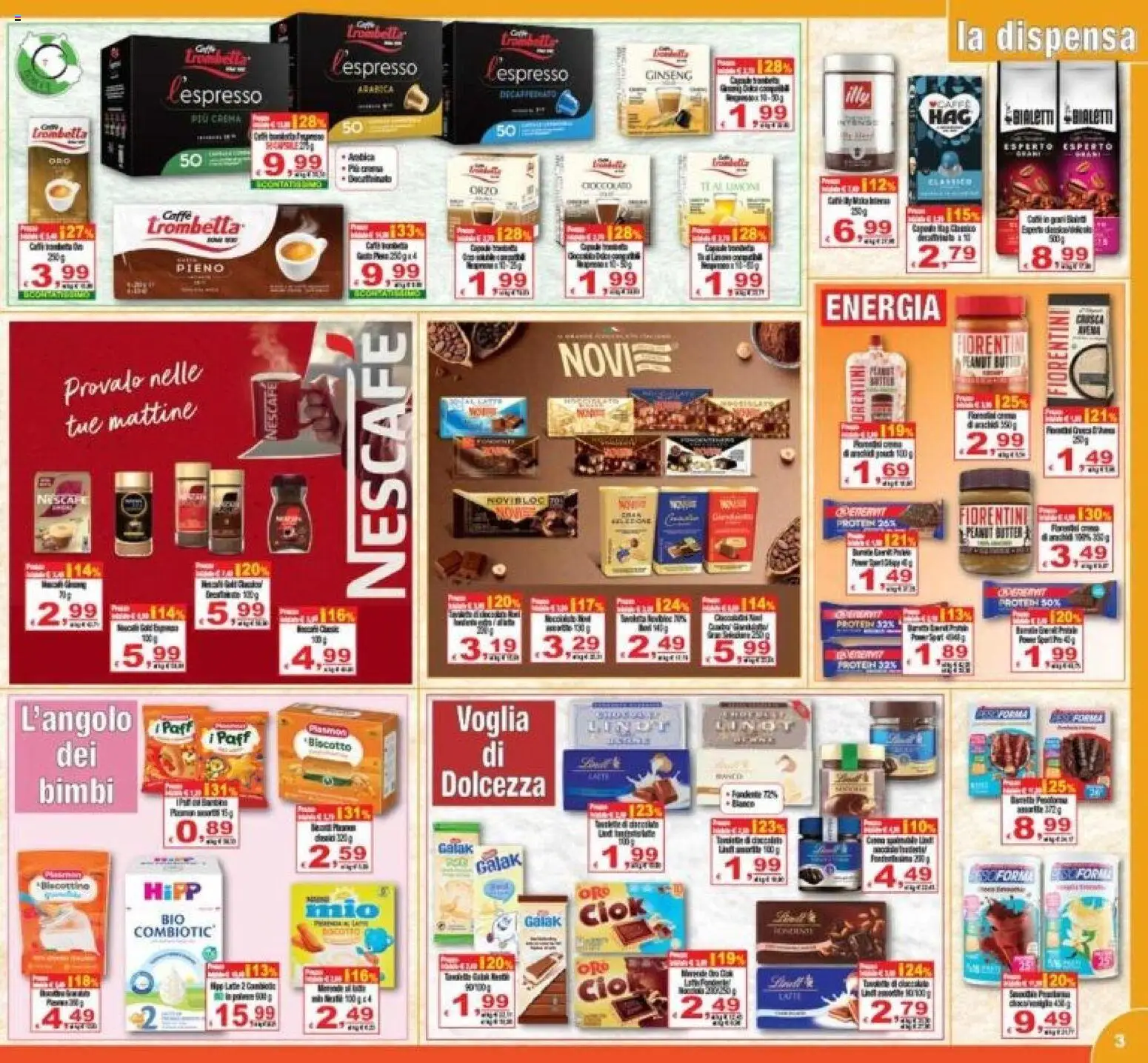 Volantino CTS del 02/10/2026 | Pagina: 3 | Prodotti: Crema, Dolcezza, Illy, Nescafé