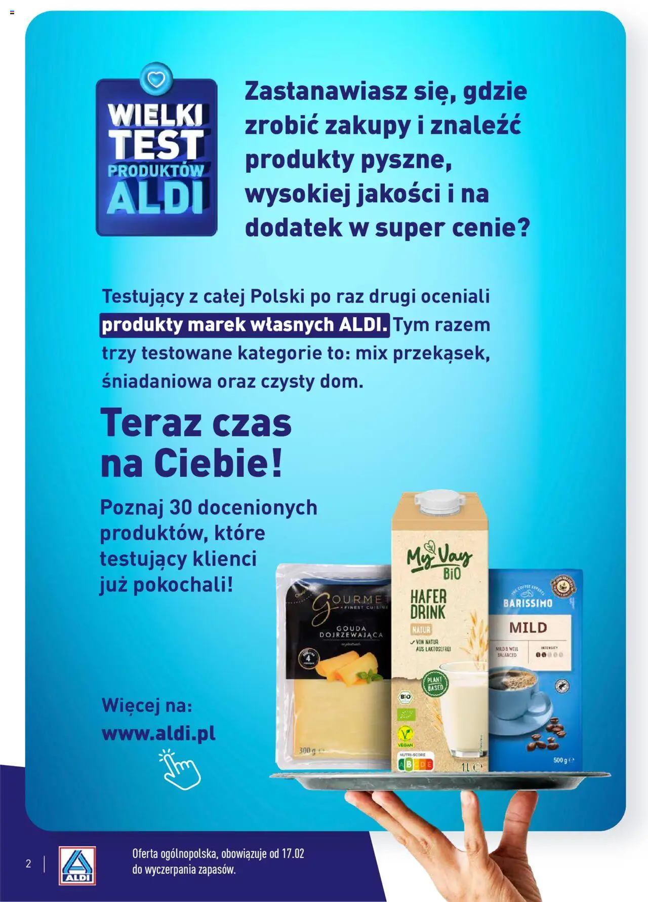 Aldi Gazetka - Wielki test od 17.02.2025 | Strona: 2