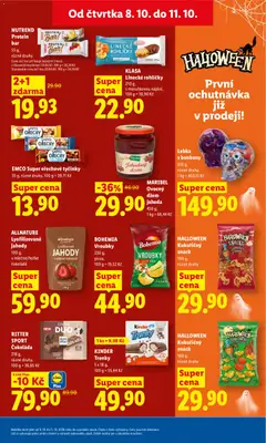 Náhled letáku EMCO Super ořechové tyčinky, 35 g, různé druhy, 100 g = 39,71 Kč od 08.10.2026 | Strana: 29