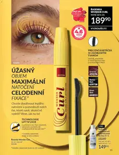 Náhled letáku Avon Katalog 08/2026 od 01.08.2026 | Strana: 35 | Produkty: Test, Řasenka, Kondicionér, Odličovač očí