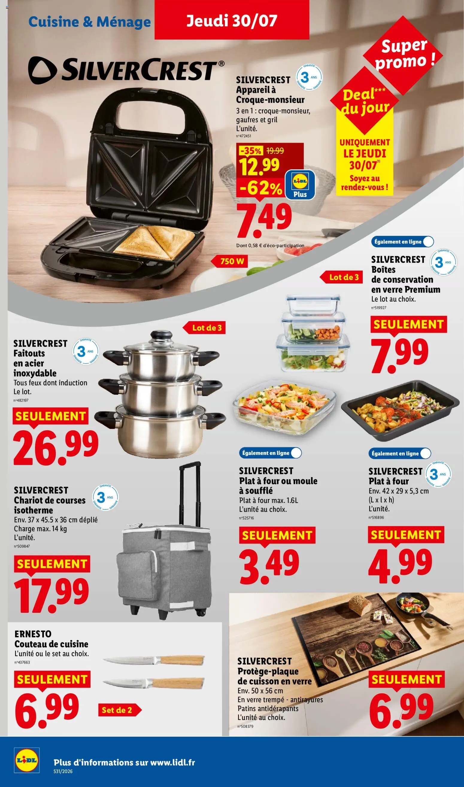 {H1} | Page: 32 | Produits: Gril, Chariot de courses, Plat a four, Boites de conservation en verre
