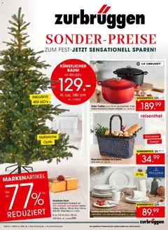 Zurbrüggen Sonder-Preise zum Fest ab 10.10.2026 gültig