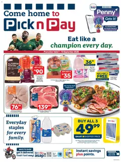 Pick n Pay specials catalogue – valid from 07/09/2026