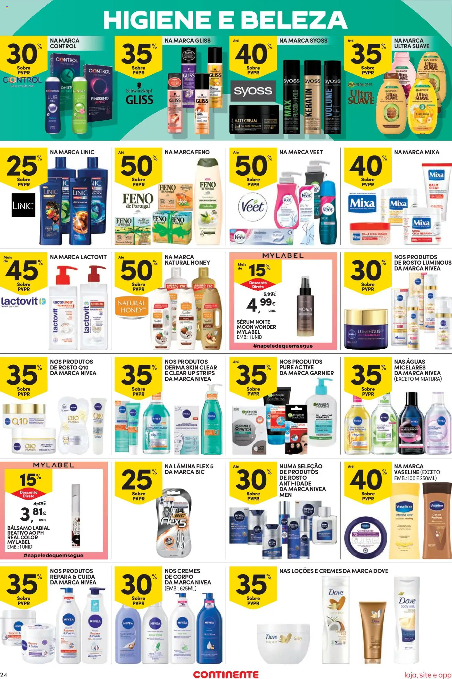 Continente folheto Bom Dia │ válido de 27/10/2026 | Página: 24 | Produtos: Sérum, Bálsamo labial, Creme