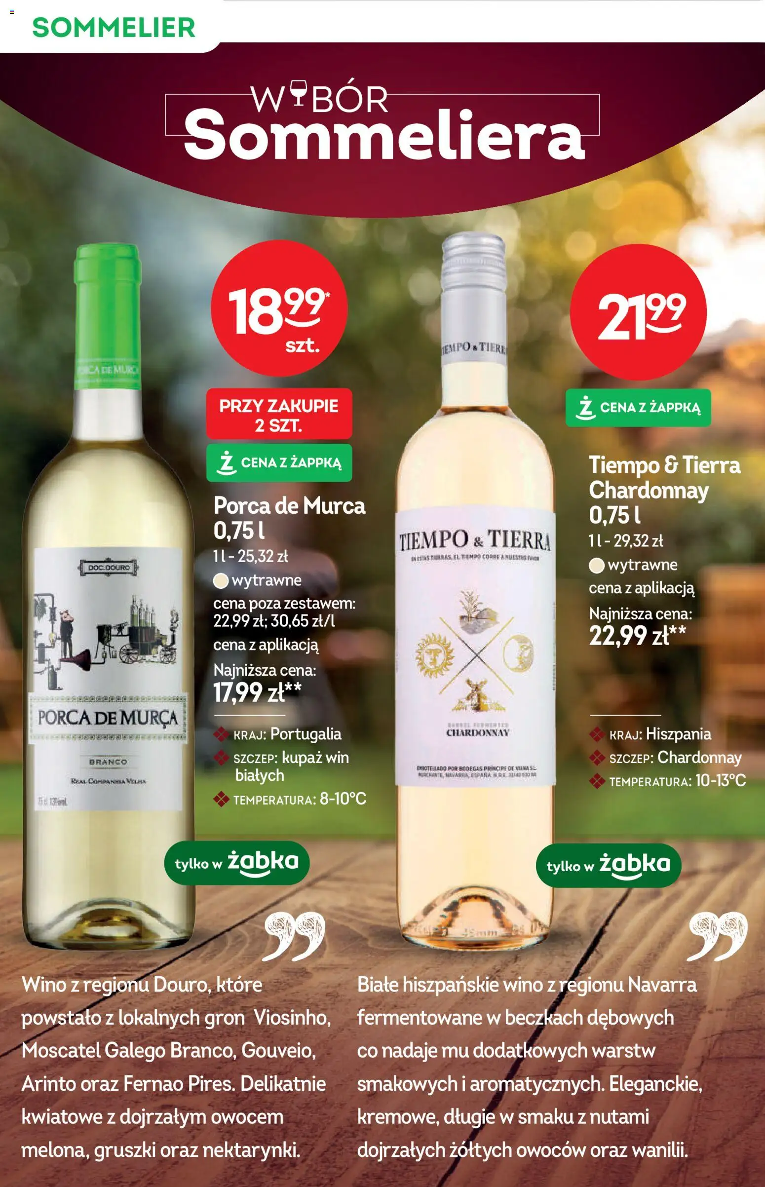 Żabka gazetka - Katalog win od 02.09.2026 | Strona: 8 | Produkty: Gruszki, Chardonnay, Por, Wino