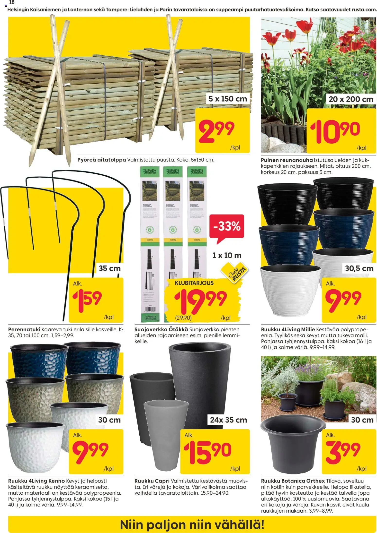 Rusta tarjoukset – voimassa 22/06/2026 alkaen | Sivu: 18