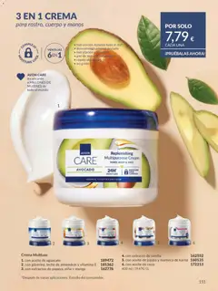 Vista previa Catálogo AVON campaña 5 válido desde el 01.05.2026 | Página: 151 | Productos: Κουνουπίδι, Leche, Piña, Crema multiuso
