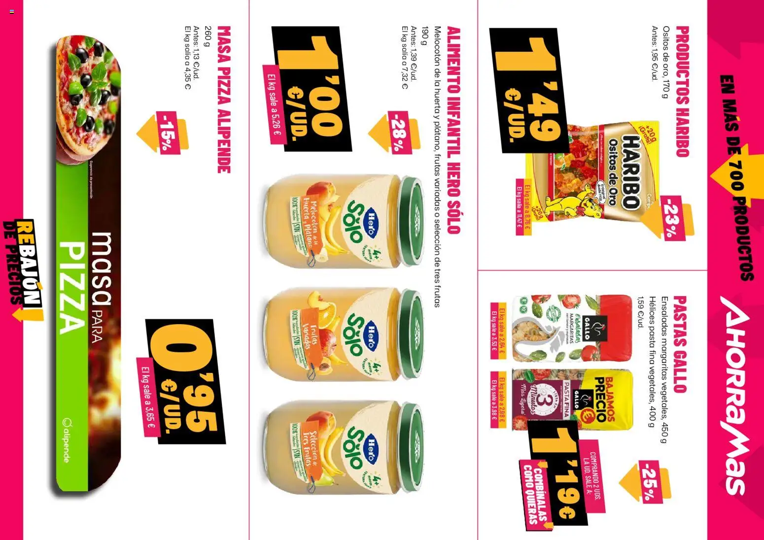 AhorraMas folleto │ válido desde el 11.06.2026 | Página: 19 | Productos: Pizza, Πορσελάνη, Pasta