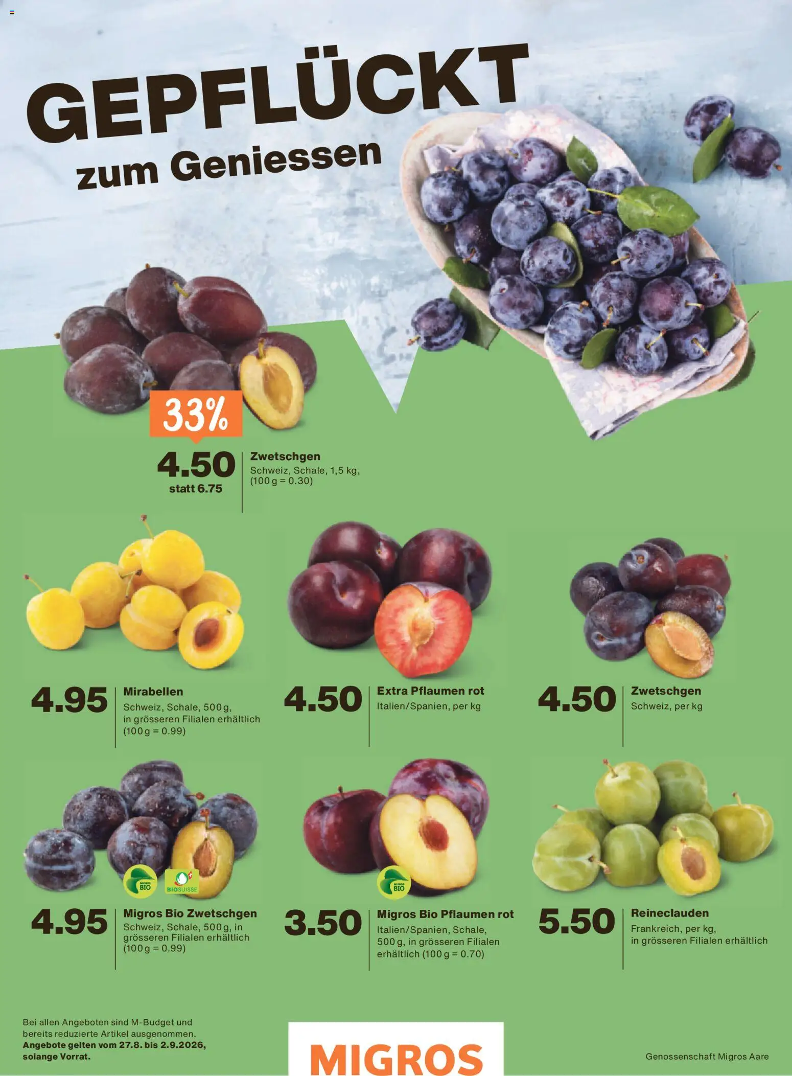 Migros aktionen Magazin – gültig ab 26.08.2026 | Seite: 30