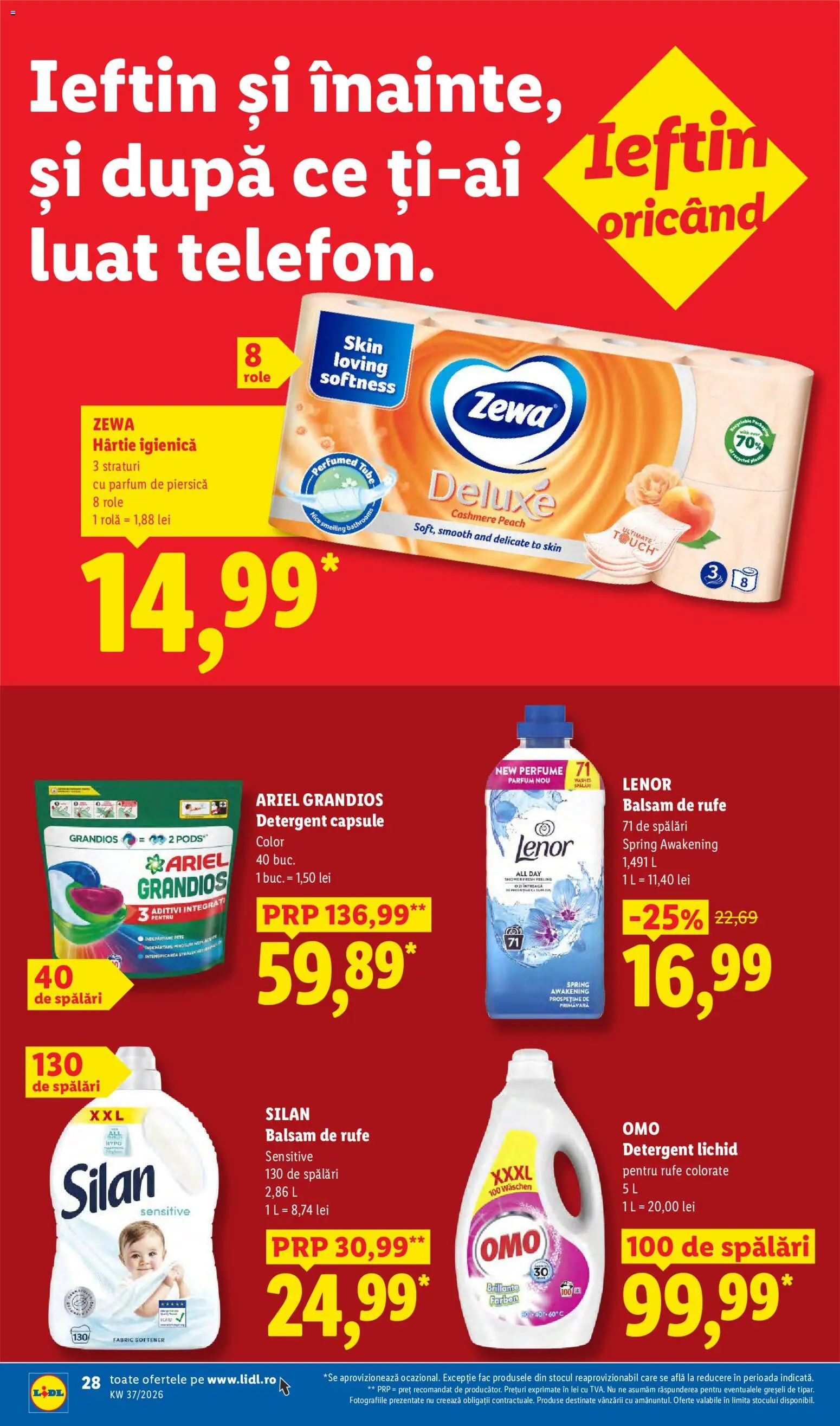 Noul catalog Lidl – valabil de la 07.09.2026 | Pagină: 28