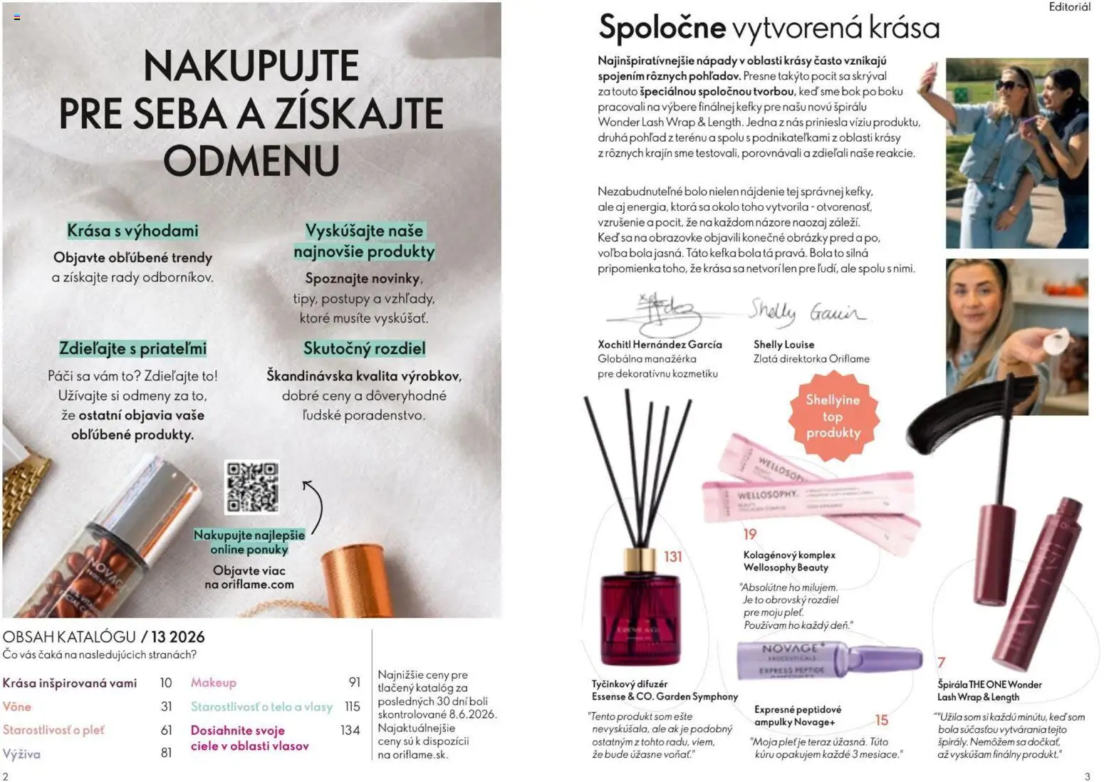 Nové Oriflame akcie – leták je platný od 09.09.2026 | Strana: 2 | Produkty: Difúzer