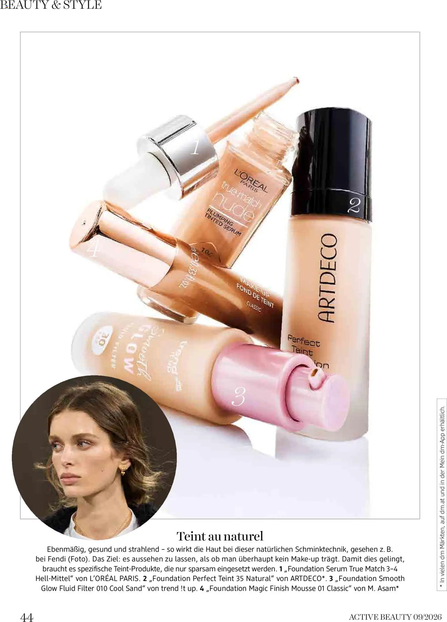 dm drogerie markt Active Beauty Magazin 09/2026 gültig ab 01.09.2026 | Seite: 44