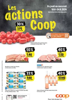 Coop aktionen FR ab 18.06.2026 gültig