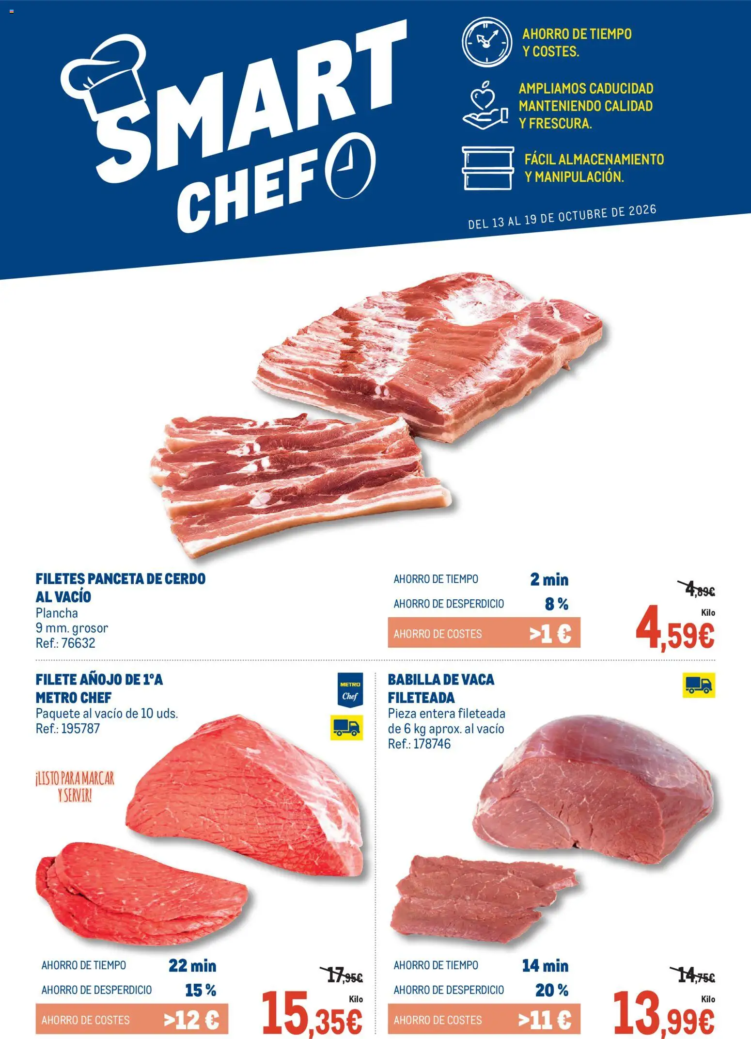 Makro Fresco Península │ válido desde el 13/10/2026 | Página: 5 | Productos: Panceta, Cerdo, Plancha, Filete