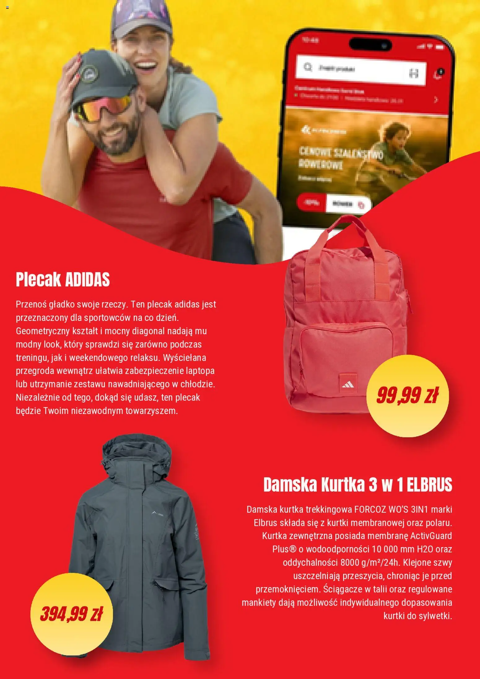 Martes sport promocje od 08.10.2026 | Strona: 3 | Produkty: Kurtka, Plecak