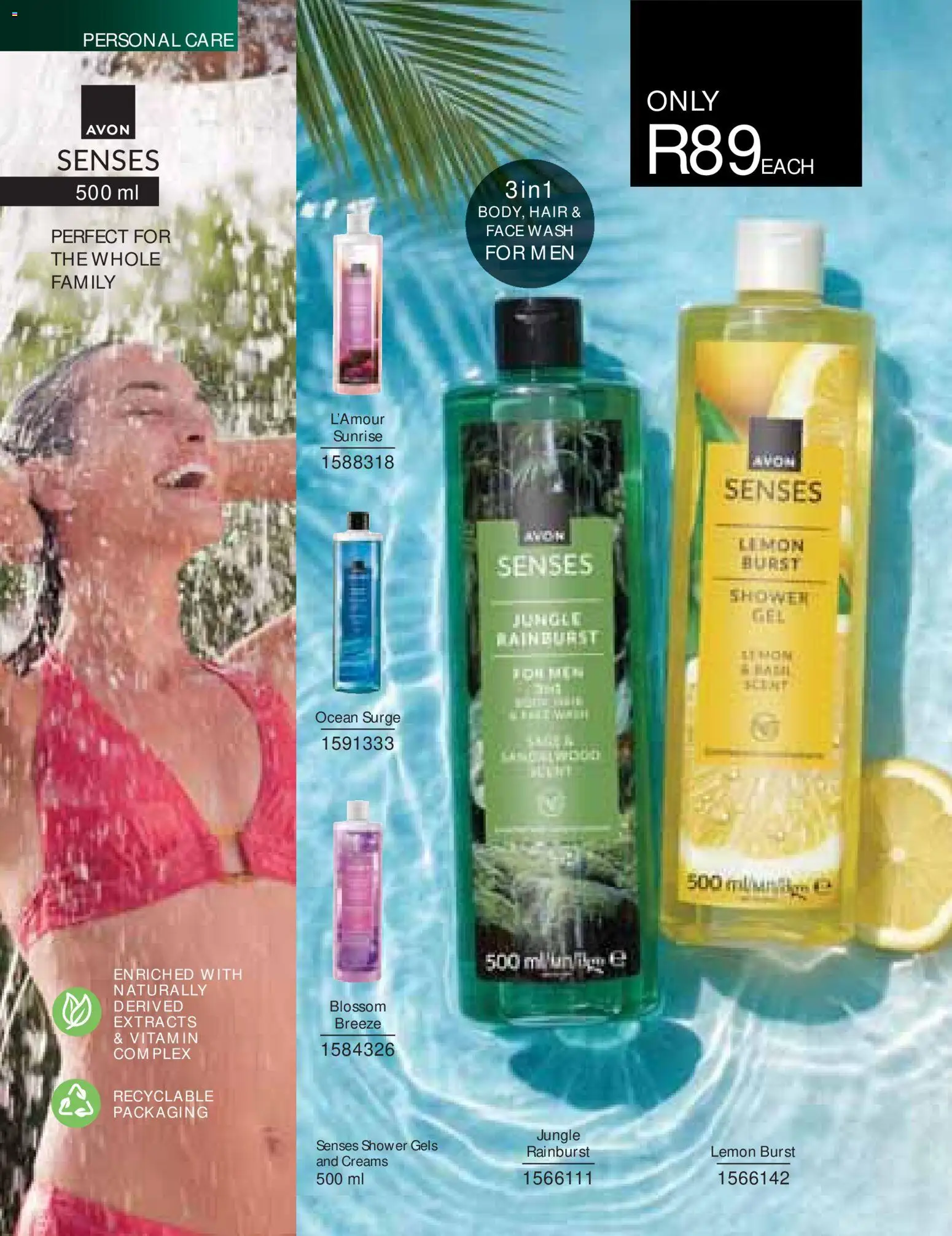 New Avon catalogue – valid from 01/08/2026 | Page: 160 | Products: Shower, Lemon