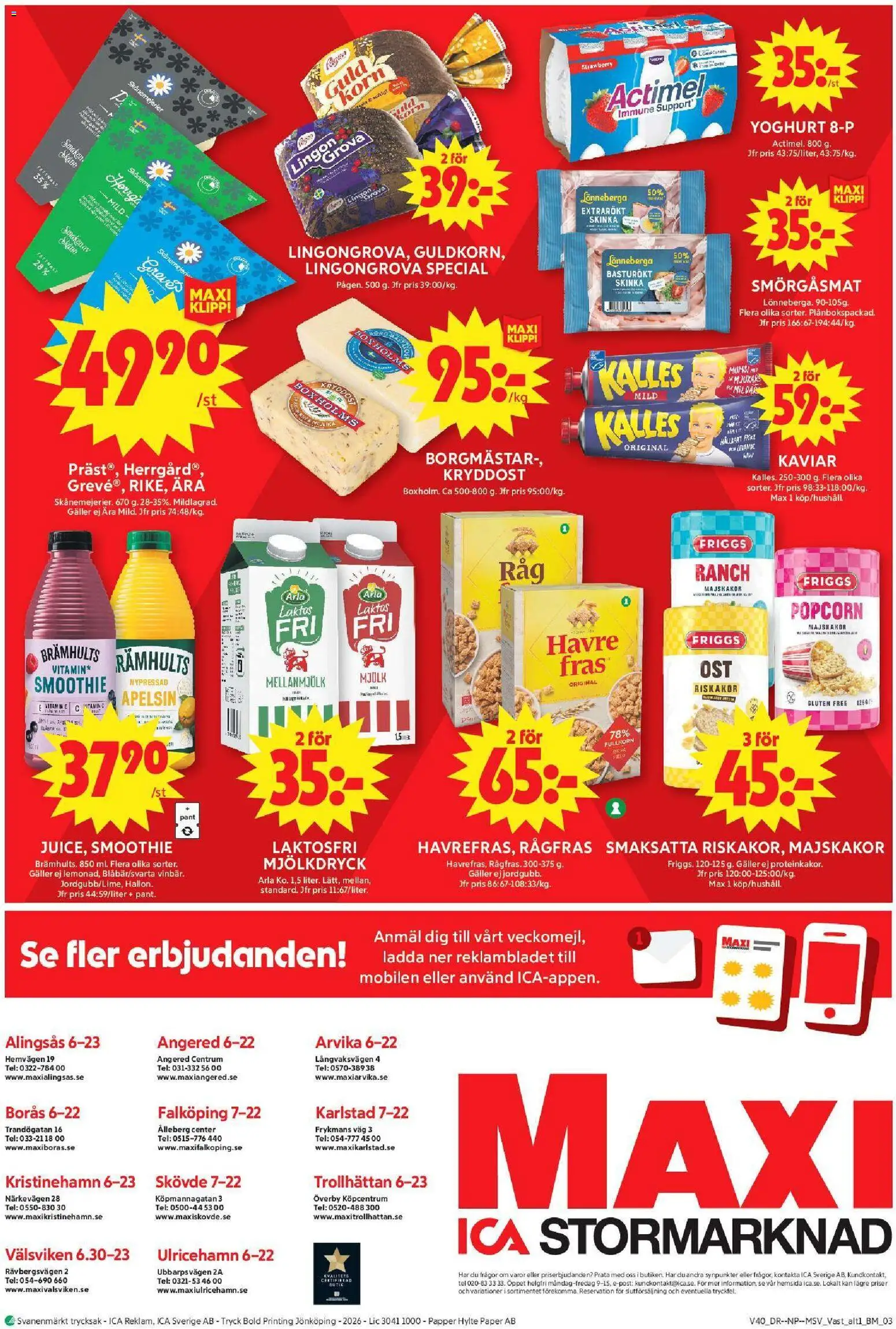 ICA Maxi reklamblad aktuell från 28/09/2026 | Sida: 12