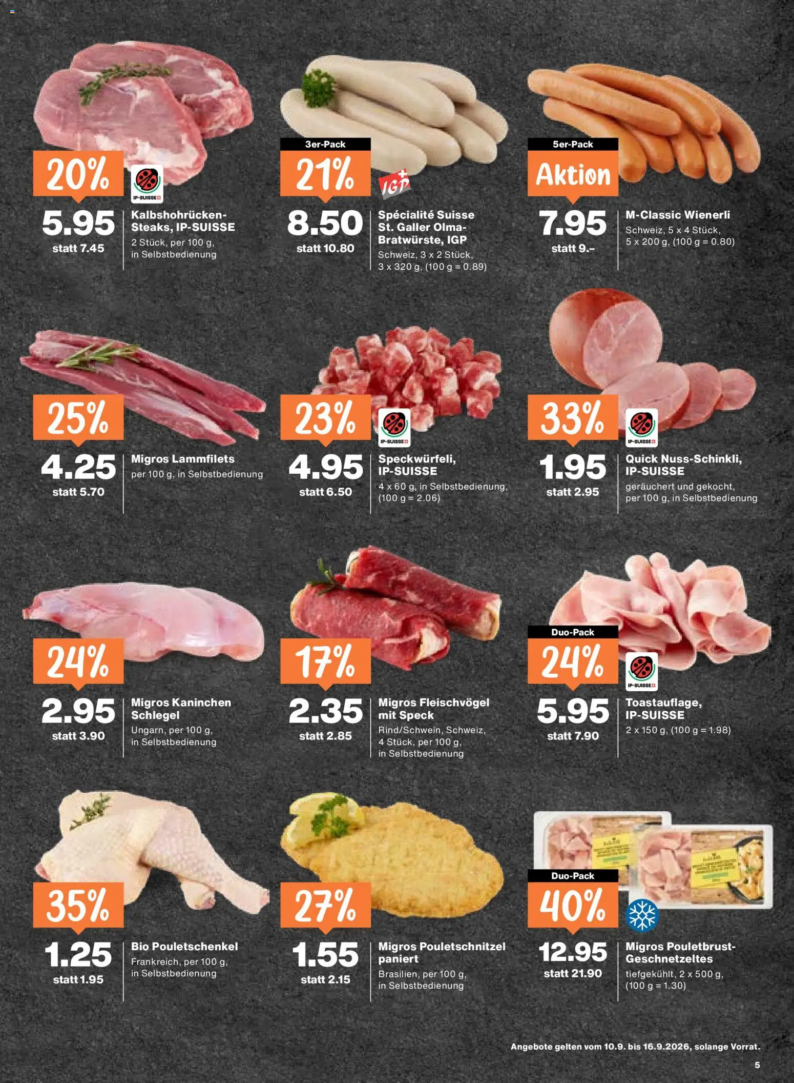 Migros aktionen – gültig ab 10.09.2026 | Seite: 5