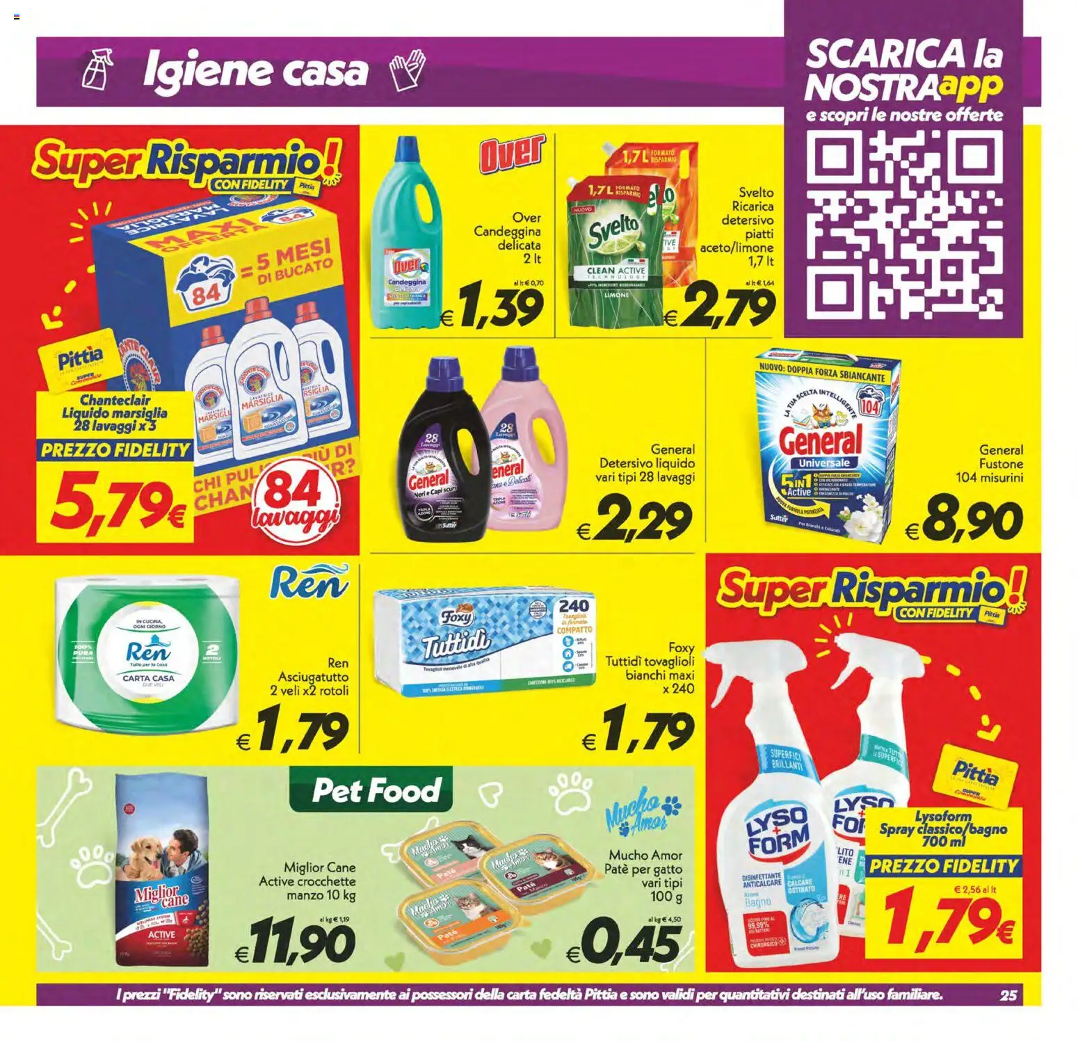 Volantino SuperConveniente del 22/09/2026 | Pagina: 25 | Prodotti: Manzo, Piatti, Anticalcare, Asciugatutto