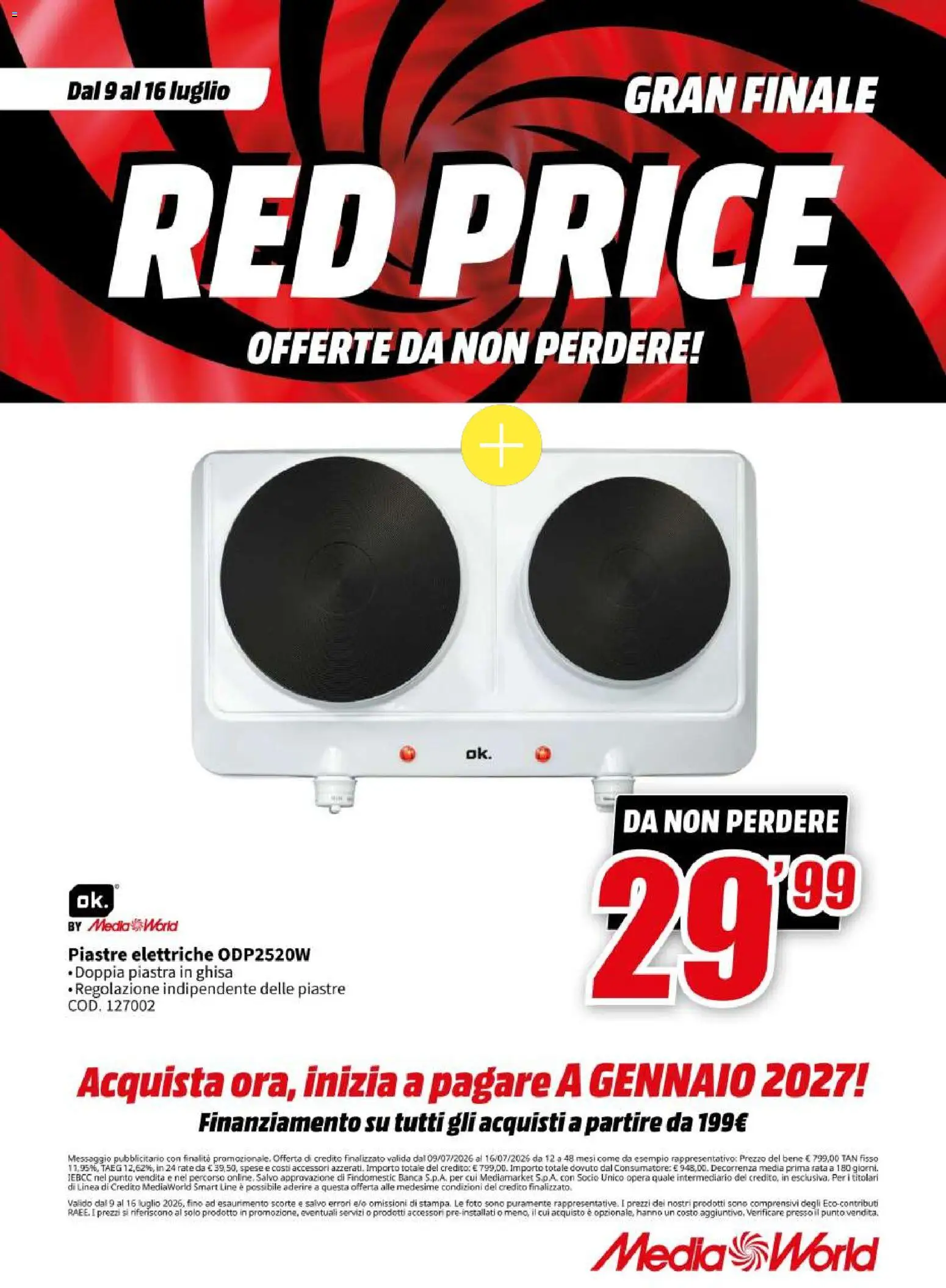 Volantino Media World del 09/07/2026 | Pagina: 47