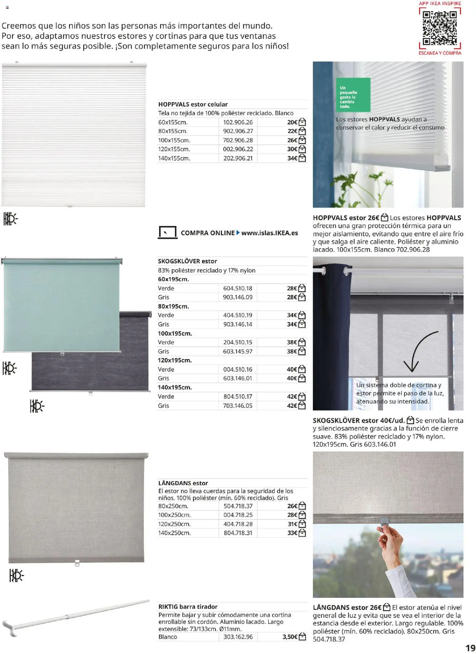 IKEA - Cortinas y estores │ válido desde el 01/09/2026 | Página: 19 | Productos: Cortina, General