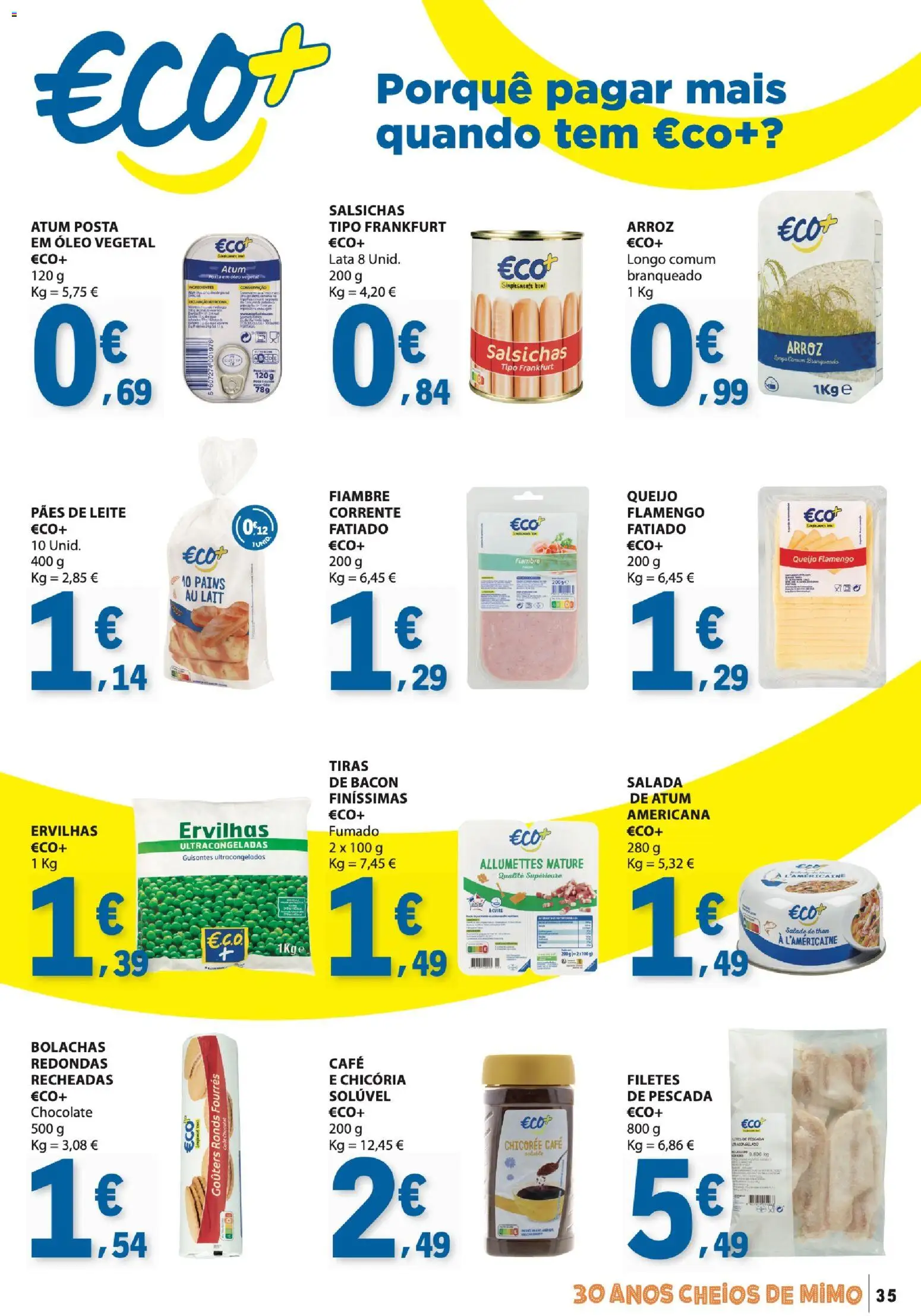 E.Leclerc folheto │ válido de 11.06.2026 | Página: 35 | Produtos: Pescada, Bolachas, Café, Salada