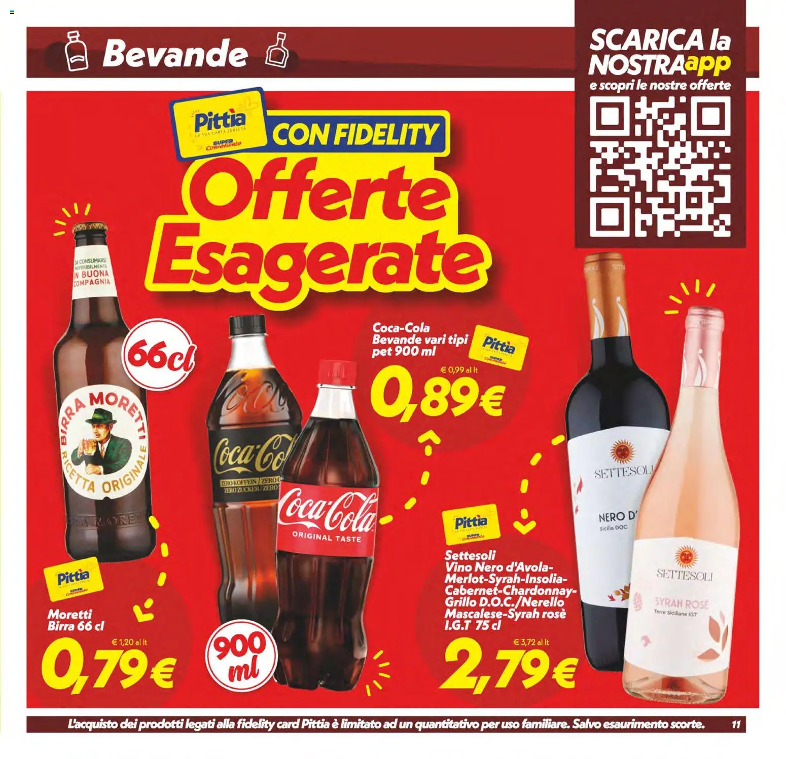 Volantino SuperConveniente del 01/09/2026 | Pagina: 11 | Prodotti: Birra, Bevande, Vino