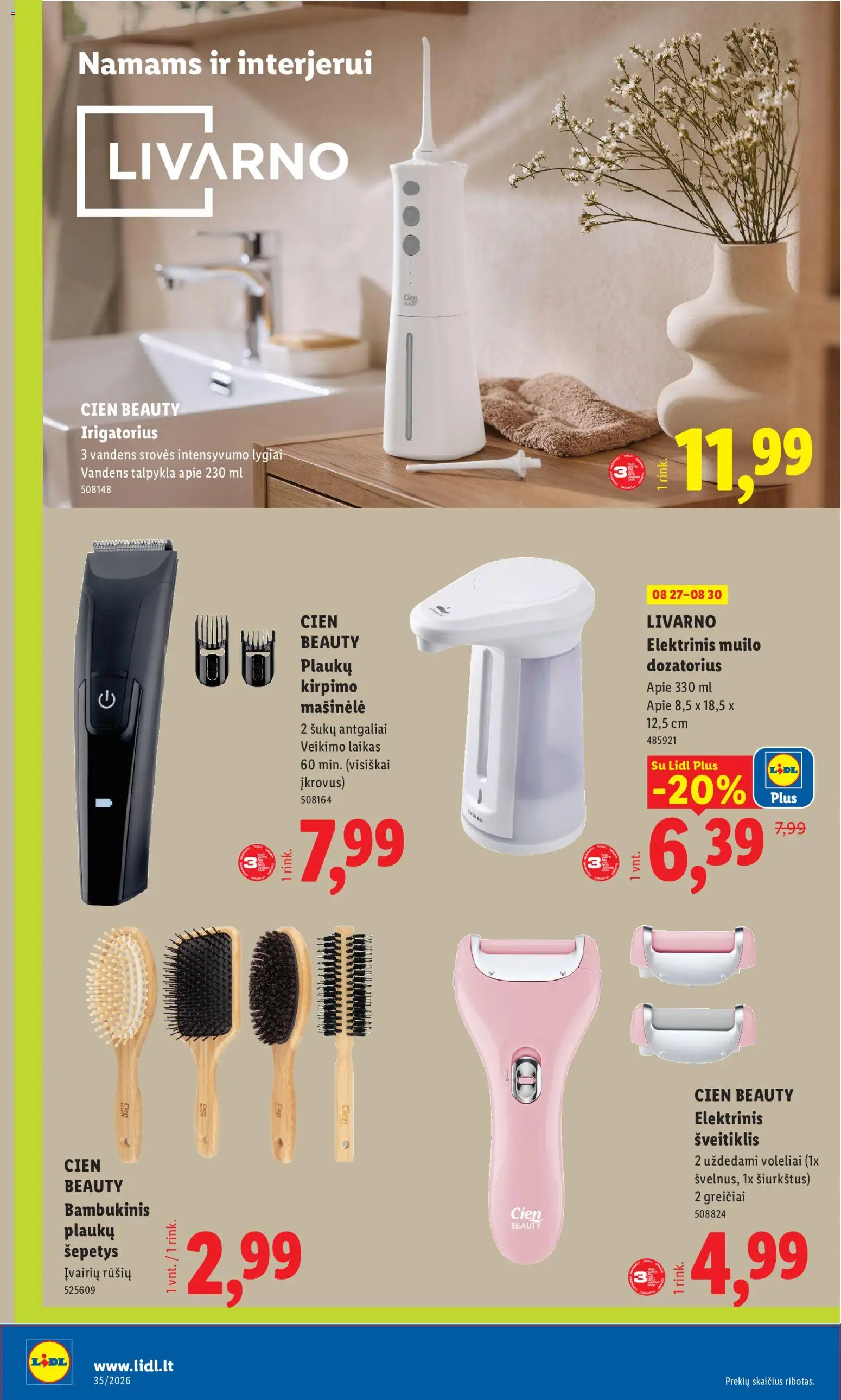 LIDL akcijos nuo 2026.08.24 | Puslapis: 18 | Prekių: Šveitiklis