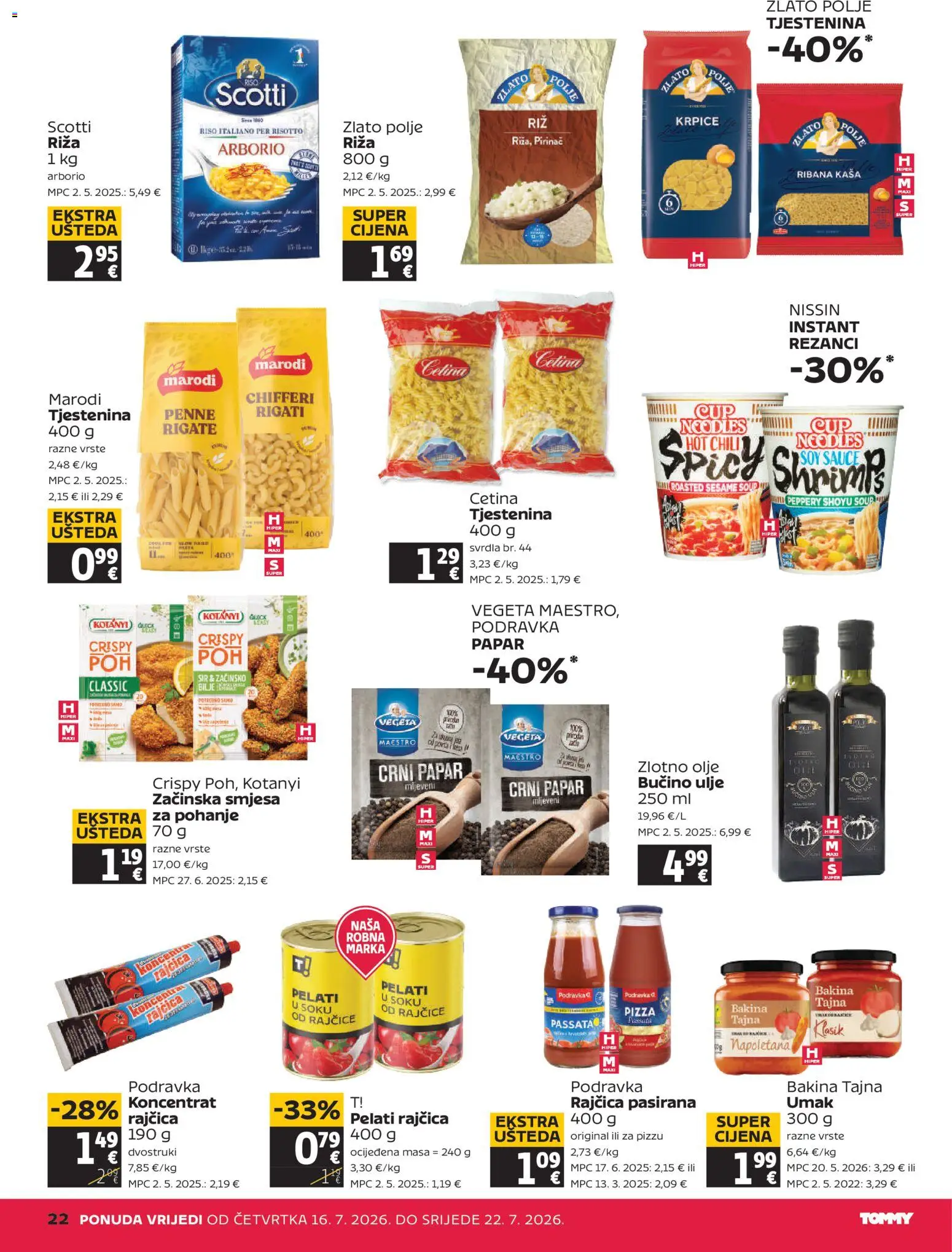 Tommy katalog | vrijedi od 16.07.2026 | Stranica: 22