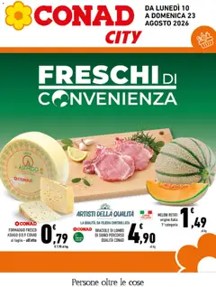 Anteprima del volantino Conad volantino City Campania valido a partire dal 10/08/2026
