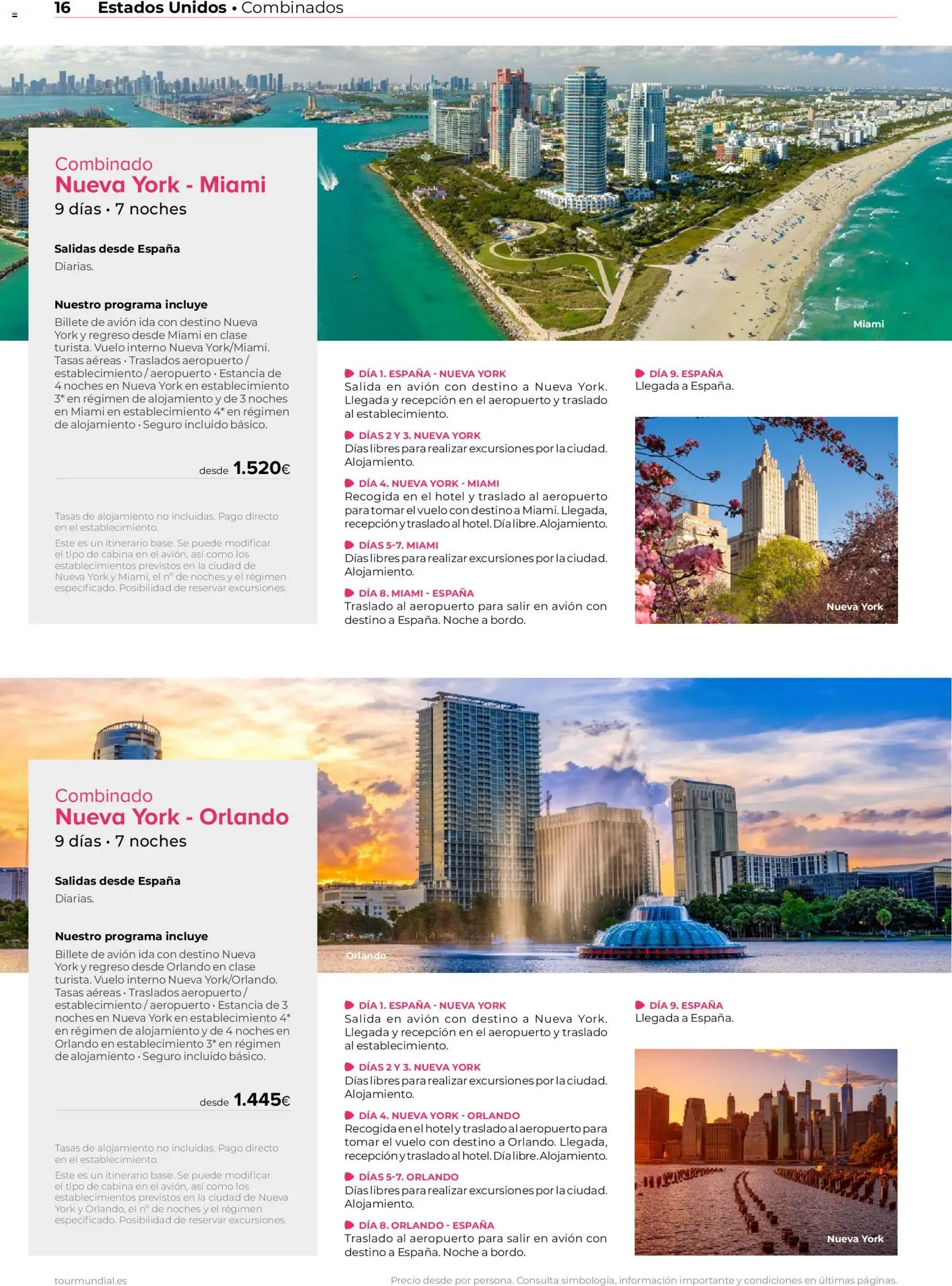 Viajes El Corte Inglés Norteamérica y Caribe │ válido desde el 01/01/2026 | Página: 16