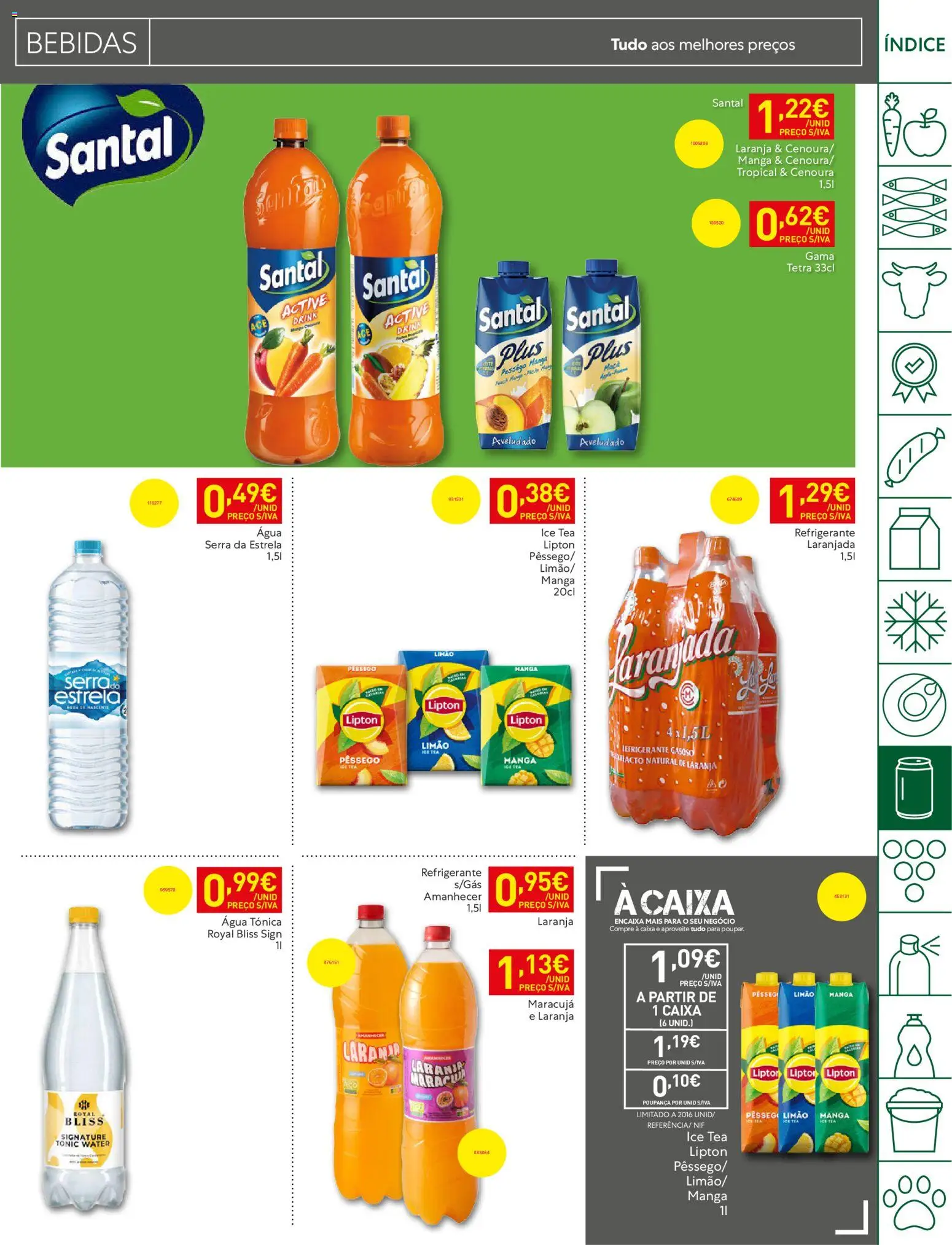 Recheio folheto Madeira │ válido de 09.06.2026 | Página: 25 | Produtos: Agua, Refrigerante, Caixa, Cenoura